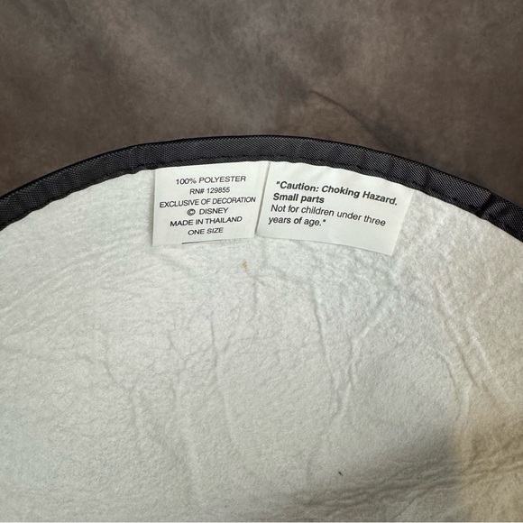 Disney Parks | Minnie Mouse Ears Hat Pink/Black Polka Dot Bows Feather Sequins - Picture 7 of 9